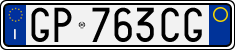 License plate of Italy, Cars (1994 year series)