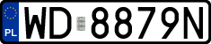 License plates of Poland, Regular car plates