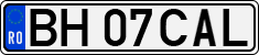 License plate of Romania, Regular plates