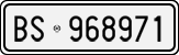 License plate of Italy, Cars (1927 year series)