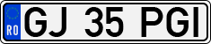 License plate of Romania, Regular plates
