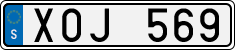 License plate of Sweden, Regular plates