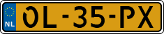 License plate of the Netherlands, Semi-trailers