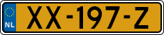 License plate of the Netherlands, Cars