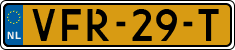 License plate of the Netherlands, Light Commercial Vehicles (1994 system)