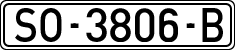 License plates of Spain, 1971 year series