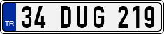 License plate of Turkey, Regular plates