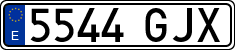 License plates of Spain, Ordinary (2000)