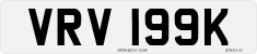 License plate of the United Kingdom, 1963 year system
