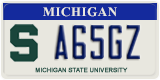 Michigan, Specialty plates (A12BC)