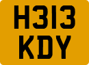 License plate of the United Kingdom, 1983 year system