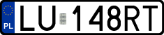 License plates of Poland, Regular car plates