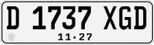 License plate of Indonesia, Regular plates