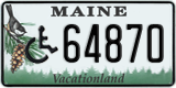 Maine, Vehicles for disabled persons (12345)