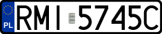 License plates of Poland, Regular car plates