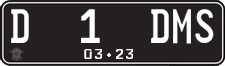 License plate of Indonesia, Regular plates