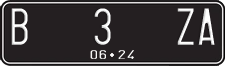 License plate of Indonesia, Regular plates