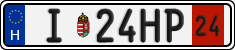 license plates of Hungary, Temporary (2022)