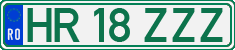 License plate of Romania, Regular plates