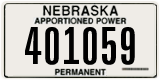 Nebraska, Apportioned