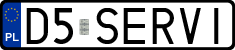 License plates of Poland, Vanity Plates