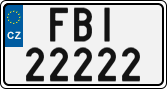 License plate of the Czech Republic, Vanity Plates