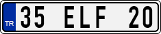 License plate of Turkey, Regular plates