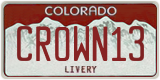 Colorado, Vanity Plates