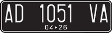 License plate of Indonesia, Regular plates