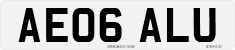 License plate of the United Kingdom, 2001 year system