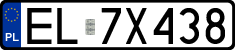 License plates of Poland, Regular car plates
