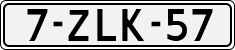 License plate of the Netherlands, Cars