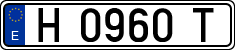 License plates of Spain, 1971 year series
