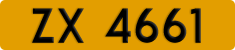 License plate of Hong Kong, AB 1234