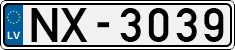 License plate of Latvia, Regular car plates