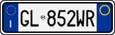 License plate of Italy, Cars (1994 year series)