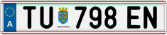 License plate of Austria, Regular plates