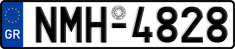 License plate of Greece, Cars