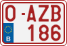 License plate of Belgium, Regular plates (2010)