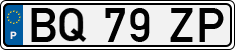 License plate of Portugal, Regular plates
