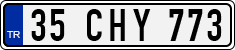 License plate of Turkey, Regular plates
