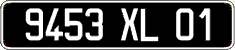 French license plate, FNI