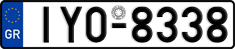 License plate of Greece, Cars