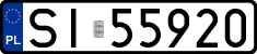 License plates of Poland, Regular car plates