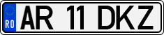 License plate of Romania, Regular plates