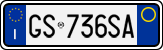 License plate of Italy, Cars (1994 year series)