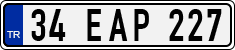 License plate of Turkey, Regular plates