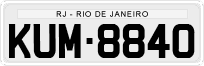 License plate of Brazil, Private owners (1990)