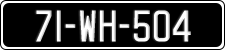 License plate of Ireland, Regular plates