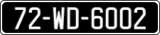 License plate of Ireland, Regular plates
